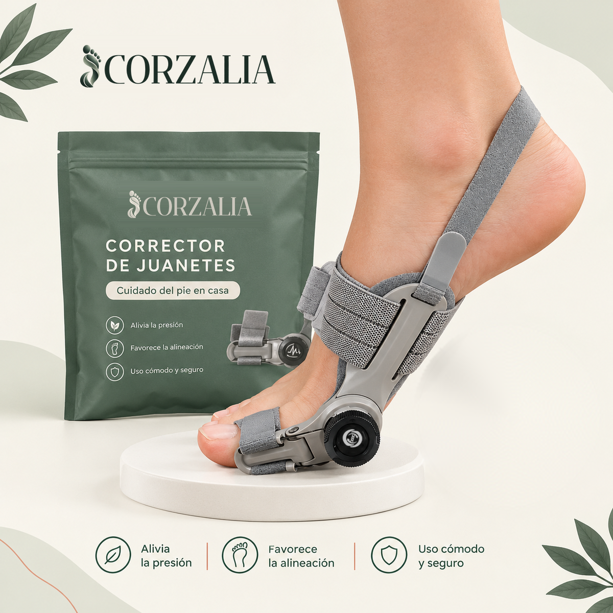 Corrector CORZALIA con su bolsa